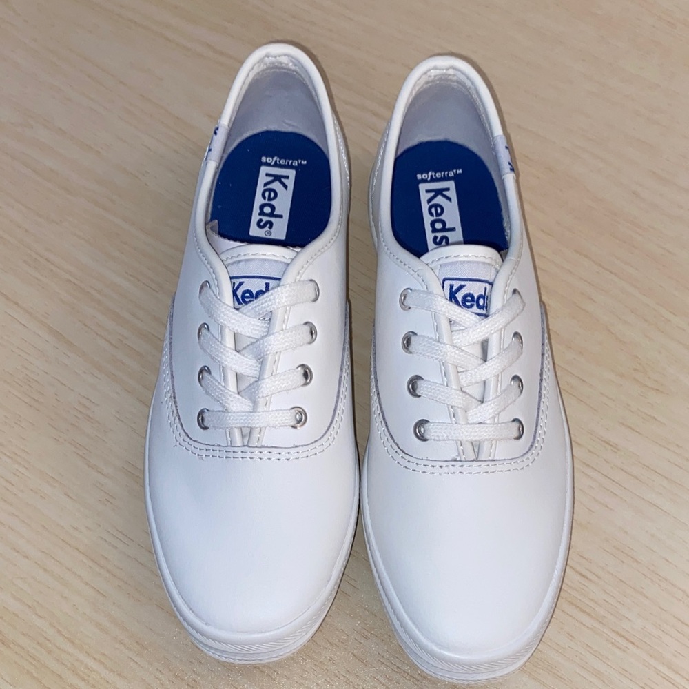 Keds White Leather Sneakers